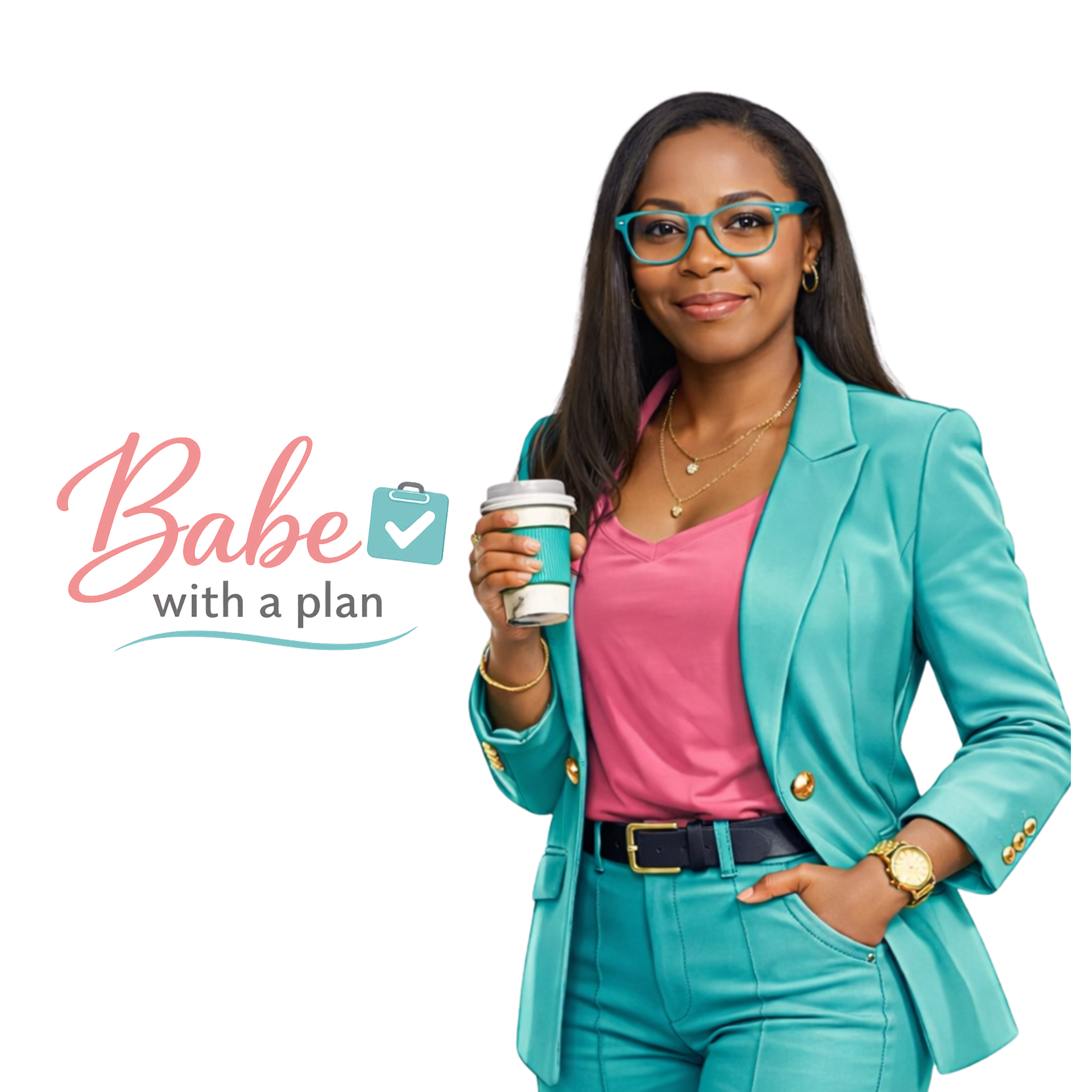 Babe With a Plan – Boss Woman with Coffee